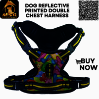 Dog Reflective Double Chest Harness