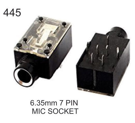 6.35 MM 7 PIN MIC SOCKET