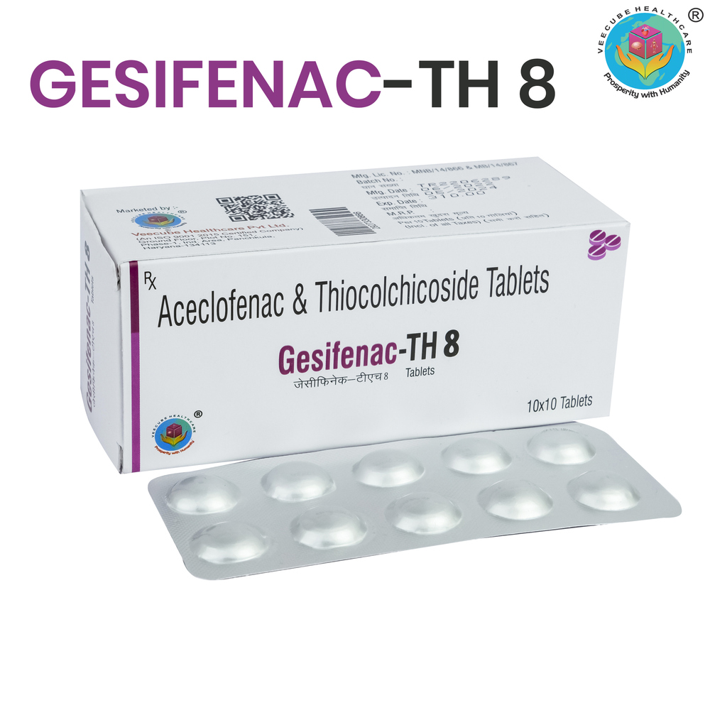 Acelcofenac 100mg Thiocolchicoside 8mg