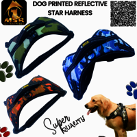 Dog Reflective Star Harness