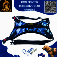 Dog Reflective Star Harness