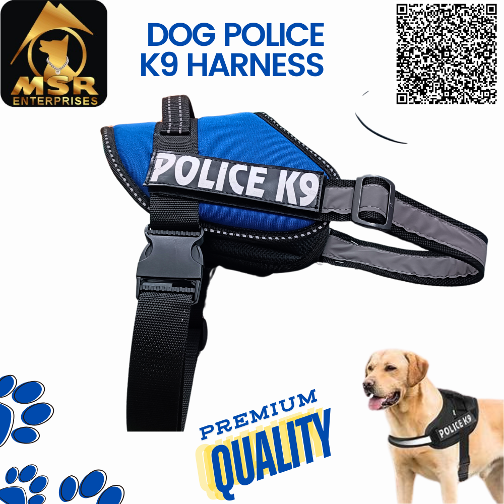 Dog Harness Police K9