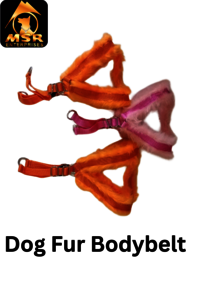 Dog Fur Body Belt Harness (PP / NYLON)