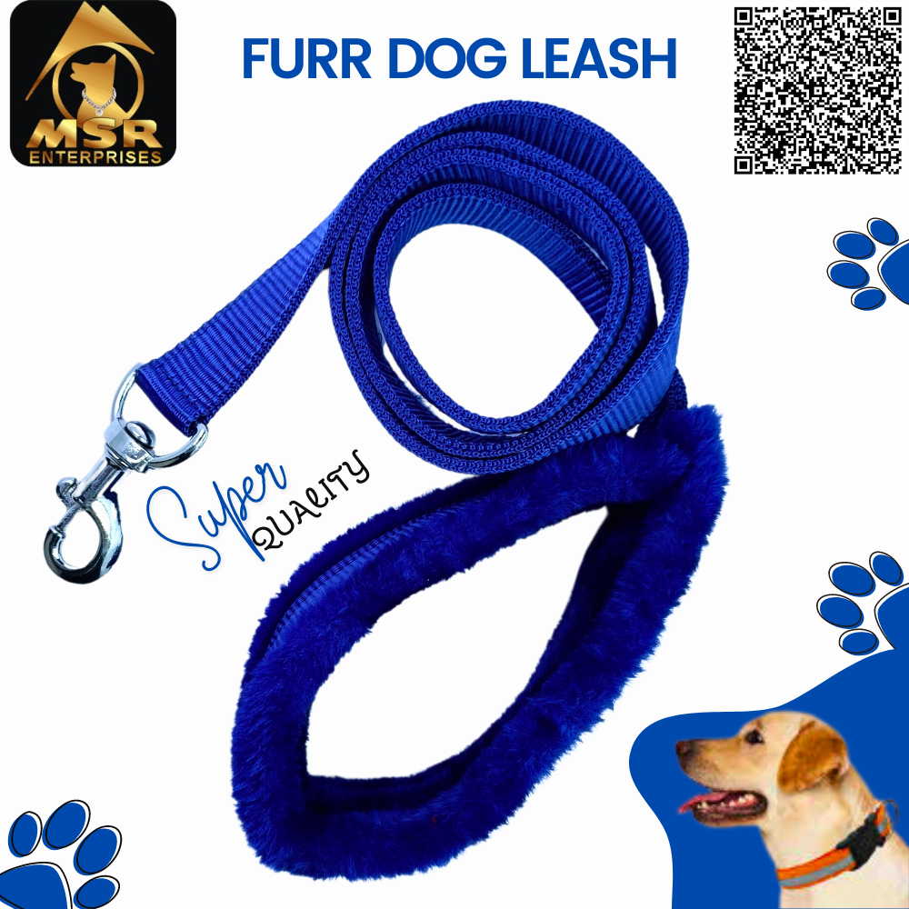 DOG FURR LEASH DOUBLE LAYER ( PP/ NYLON)