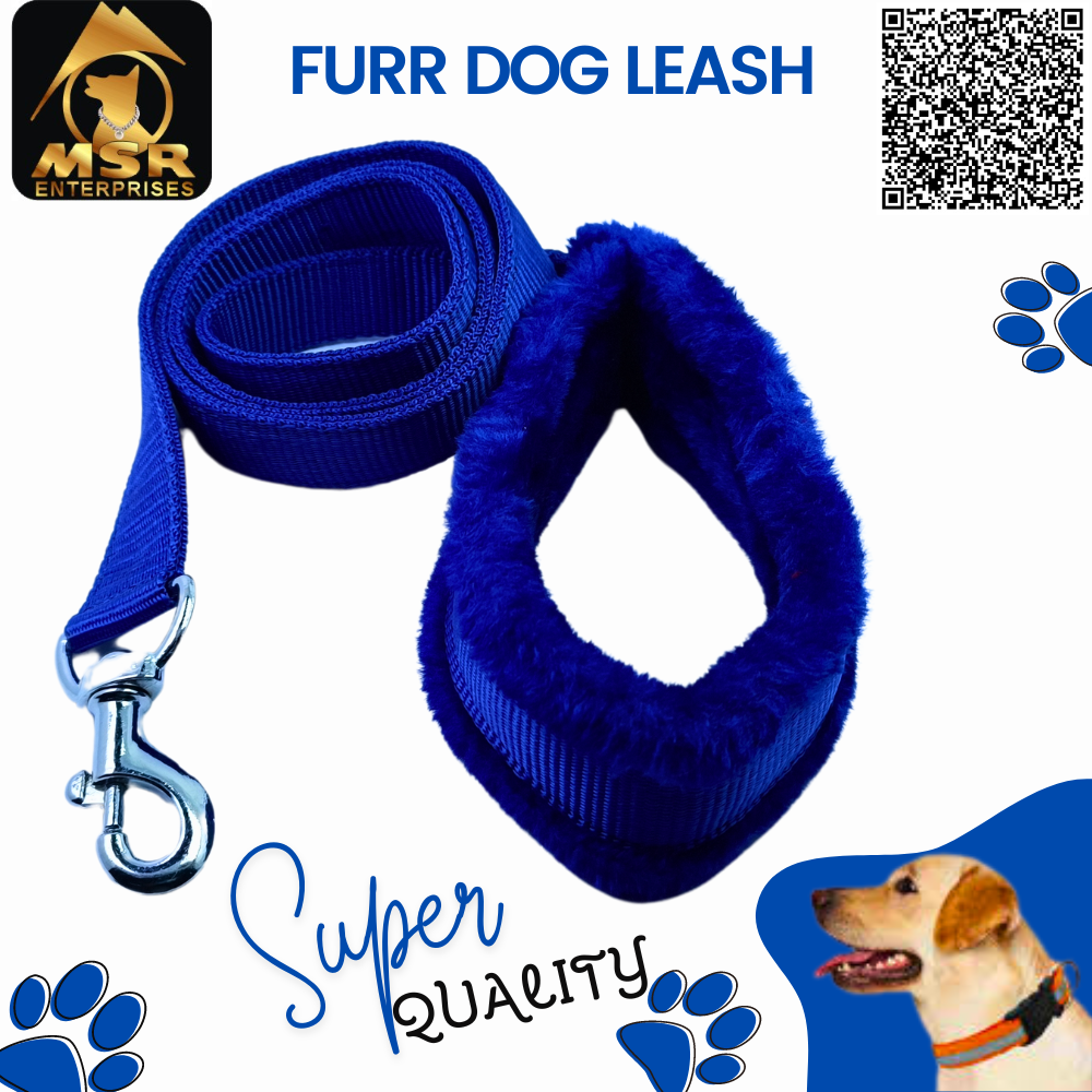 DOG FURR LEASH DOUBLE LAYER ( PP/ NYLON)