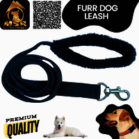 DOG FURR LEASH DOUBLE LAYER ( PP/ NYLON)