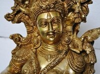 Aakrati Metal Brass Handmade Handicrafts Lord Radha Krishna Statue For Your Home Decoration By Ashopi Antique