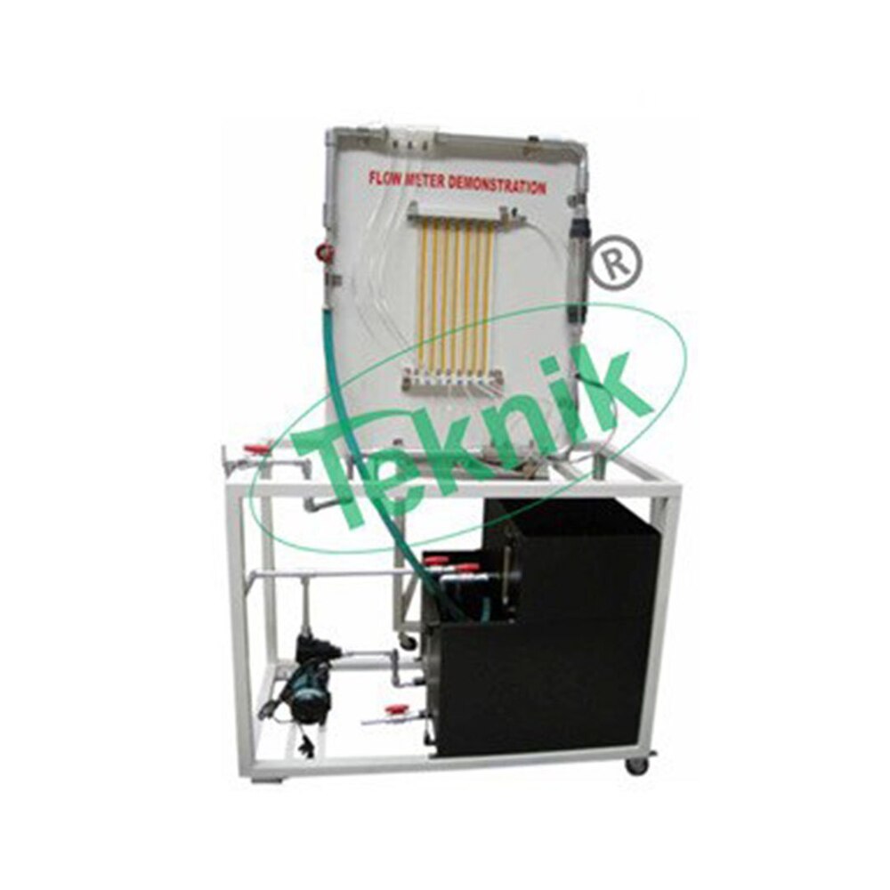 Flow Meter Demonstration . - Application: Fluid Mechanics Lab Equipments
