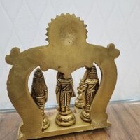 Aakrati Brass Ram Darbar| Beautiful Statue of Ram Lalla with Maa Sita, Laxman & Hanuman Ji| Home Decor| Temple Dcor