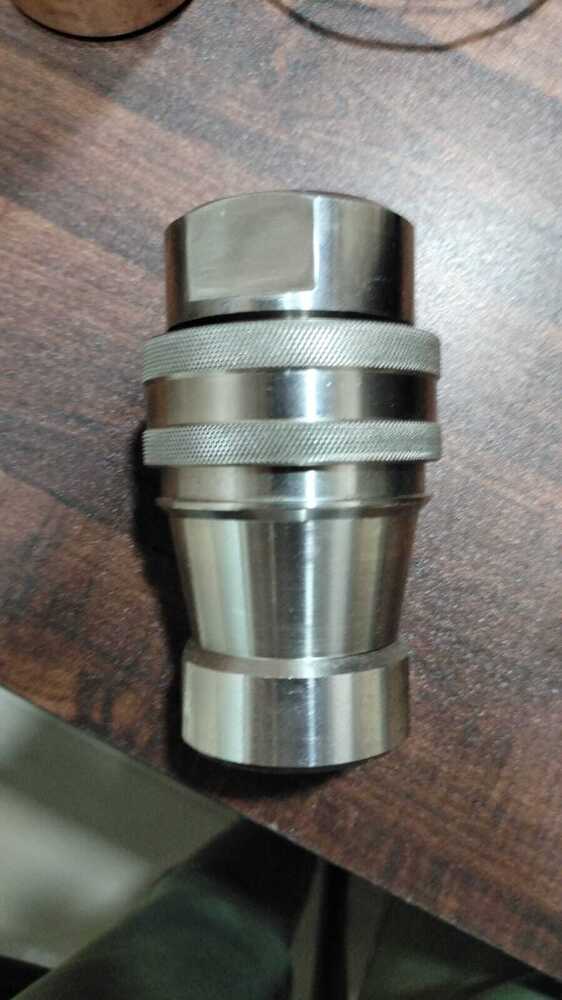 Ss Hydraulic Quick Coupler - Color: Silver