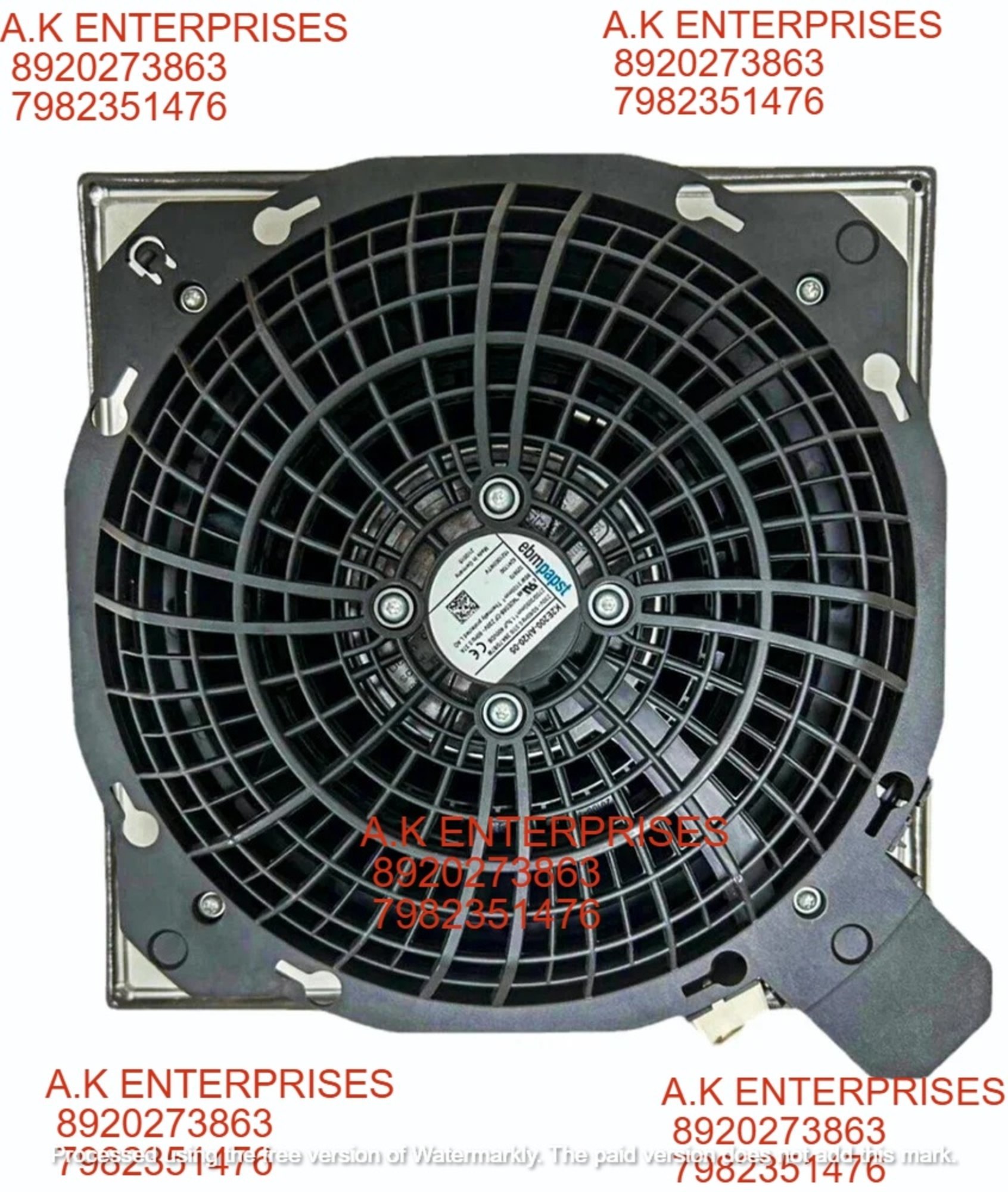 K2E200-AH20-05 230V 50/60Hz 0.37A/0.39A 70/87W 2700/3050min Cabinet Fan