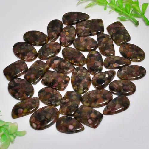 Copper Tourmaline Cabochon Gemstone