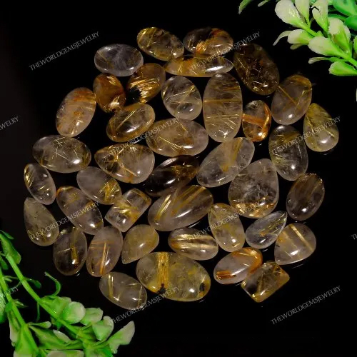 Gold Rutiled Quartz Gemstone