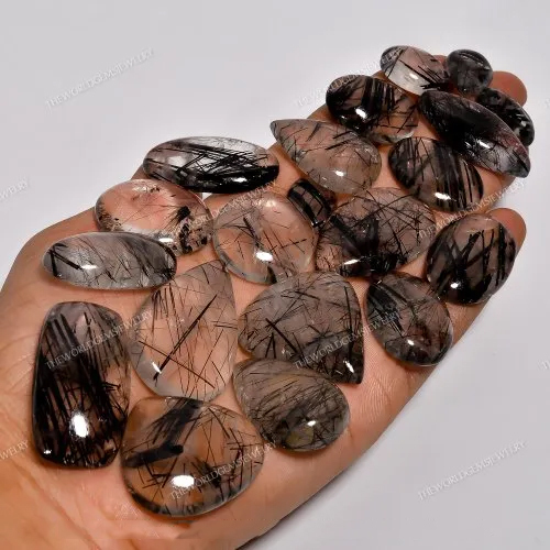 Black Rutile Quartz Gemstone