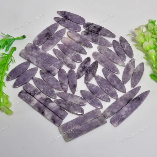 Lepidolite Pairs Gemstone