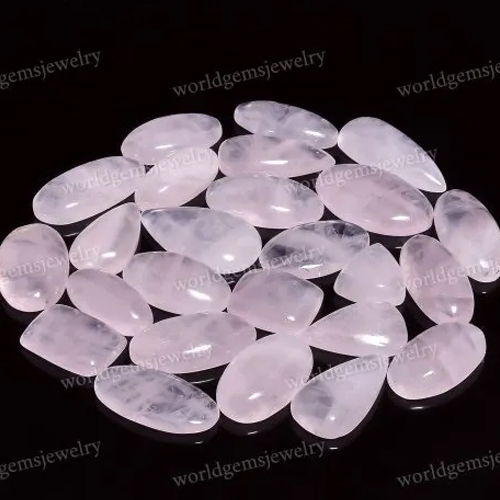 Natural Rose Quartz Gemstone - Hardness: Rigid