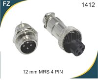 12 Mm Mrs 7 Pin Connector - Gx-16 4-pin Metal Aviation Plug, Copper Material, Male & Female Panel Connectors For Watertight Connections