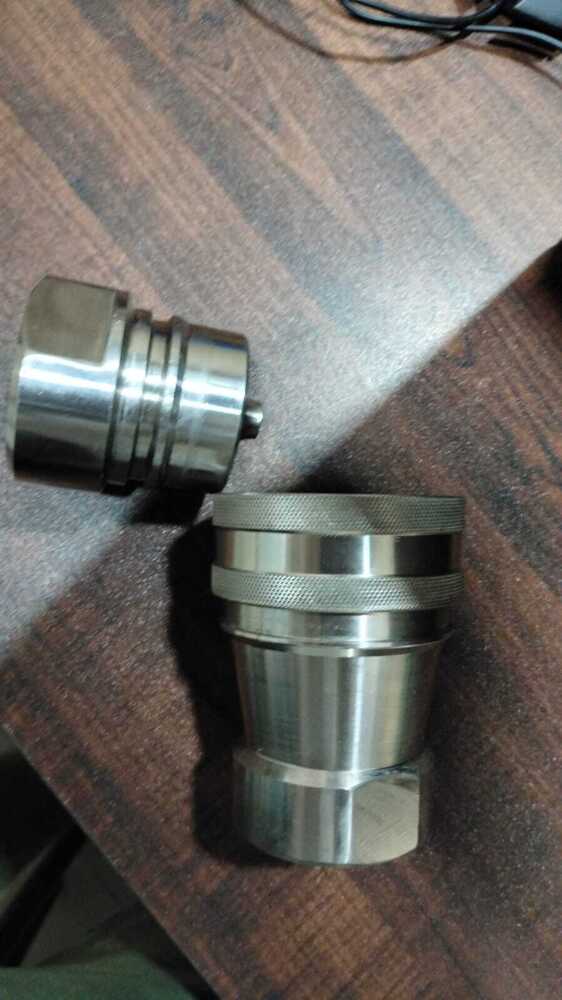 Ss Hydraulic Quick Release Coupling - Color: Silver
