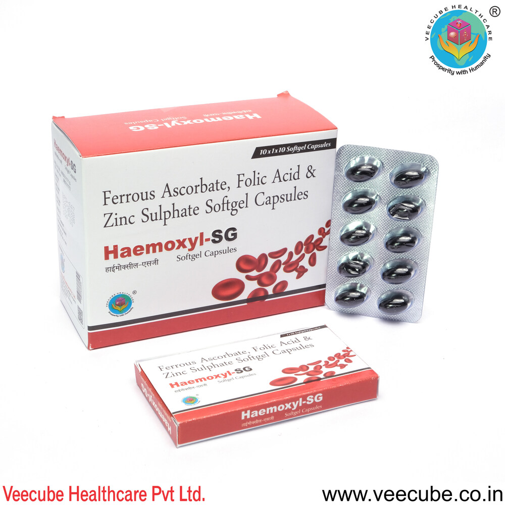 Ferrous Ascorbate 100mg Folic acid 1.5mg Zinc Sulphate Monohydrate 22.5 mg