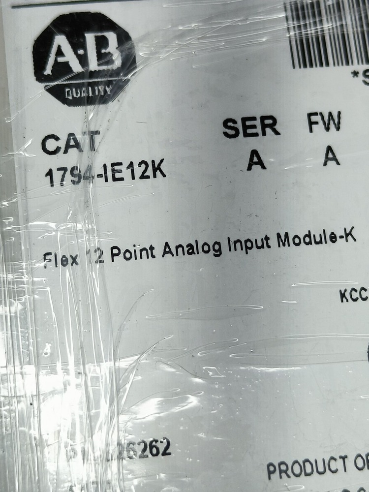 ALLEN BRADLY 1794-IE12K ANALOG INPUT MODULE