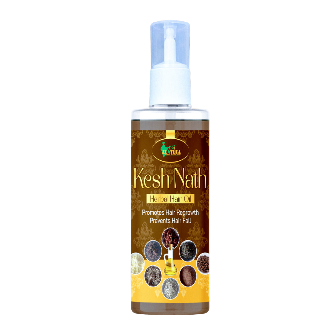 100ml Kesh Nath Ayurvedic Hair Oil