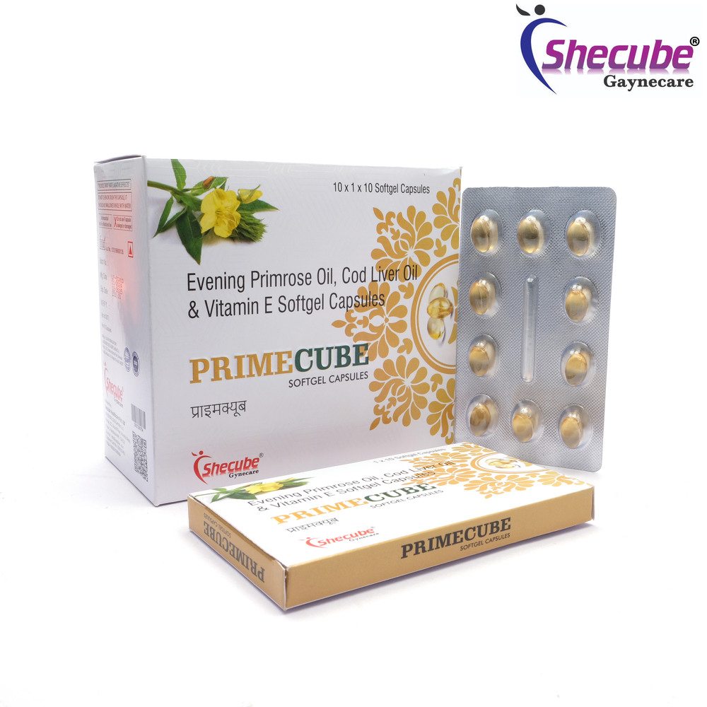 Evening Primerose Oil 500mg  Codliver Oil 300mg  Vitamin E  Softgelatin Capsules