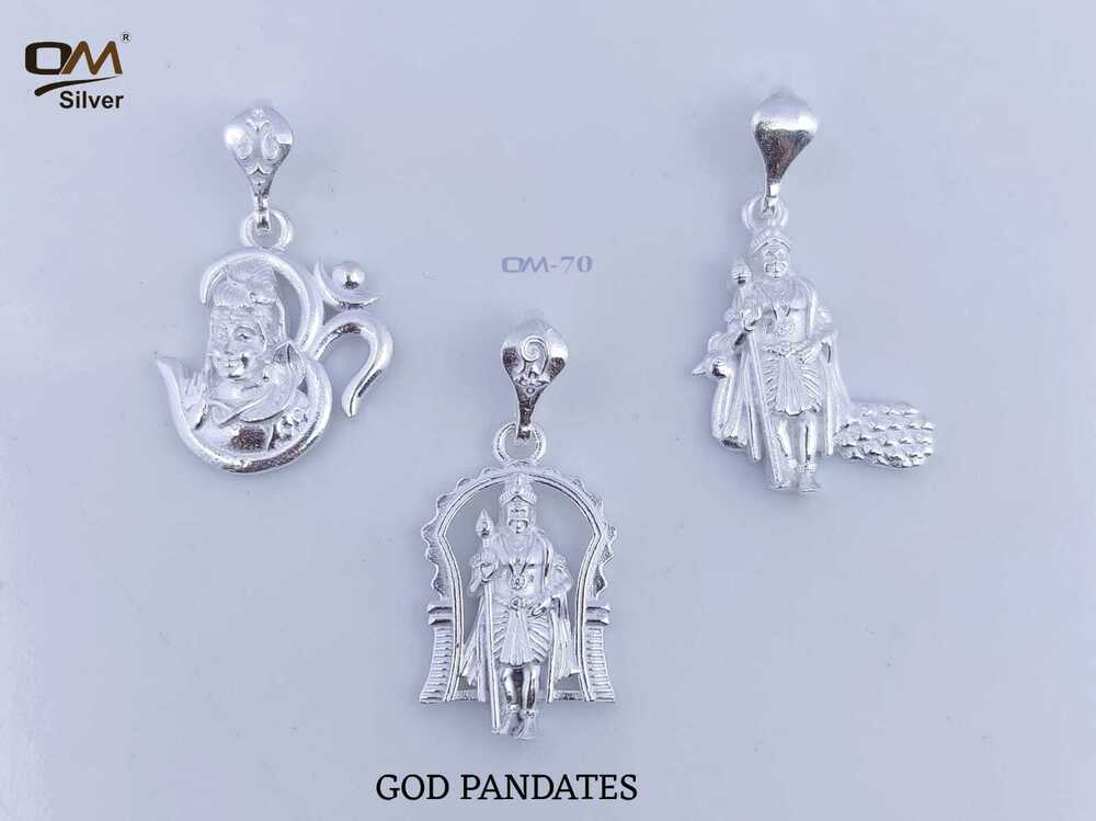 Silver God Pendant