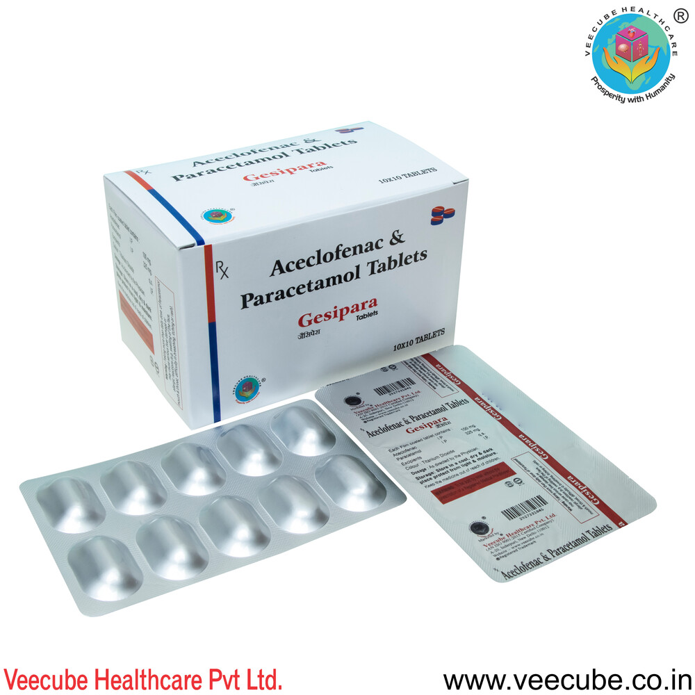 Aceclofenac 100 mg Paracetamol 325 mg