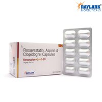 Rosuvastatin 10 Mg Asprin 75 Mg  Clopidogrel 75mg - Drug Type: General Medicines