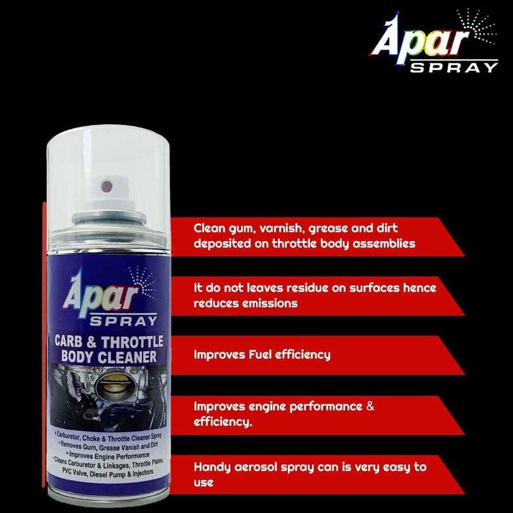 Apar Spray Carb And Throttle Body Cleaner -150 Mla  