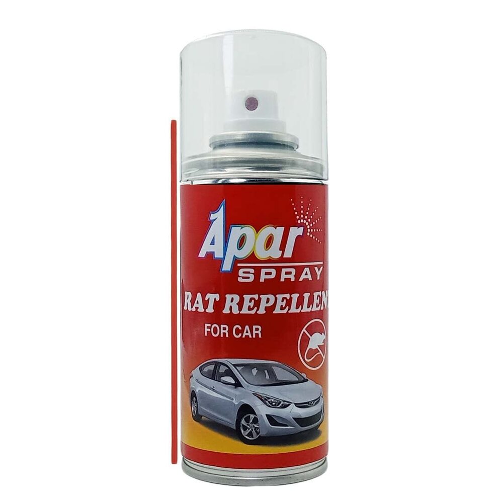 Apar Spray Rat Repellent For Car -150 ml,//No Entry of Rodent and mice in Car, Bike, Home and office etc.