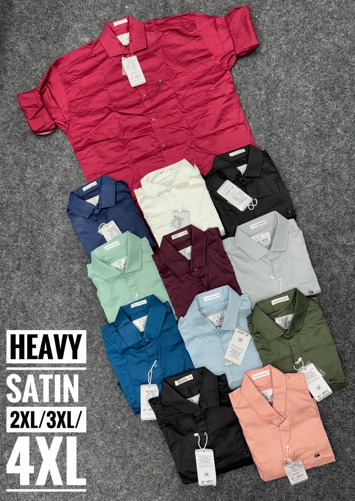Satin Shirts - Chest Size: 34-42