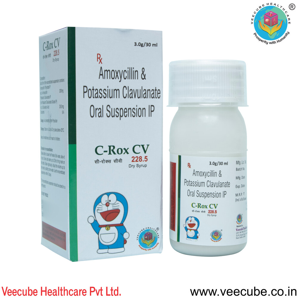 Amoxycillin 200mg + Potassium Clavulanate 28.5 mg with Water