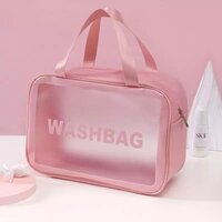 CherryBox Storage Bag/Pouch for Cosmetics, Toiletries, Make Up, Medicines for Home and Travel Pink