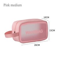 CherryBox Cosmetic Makeup Organizer Toiletry Bag Grooming Kit Portable Organizer Case Carry Water Proof Pouch for Women and Men with Zipper