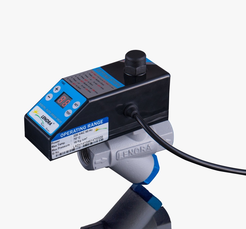 Digital Auto Drain Valve - 230v Voltage 1kg Weight | Industrial Use Various Sizes Available