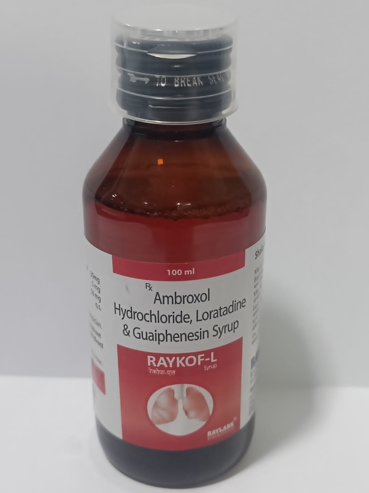 Ambroxol Hydrochloride IP 30MG  Loratadine 5mg  Guaiphenesin IP 50MG (Sugar Free)