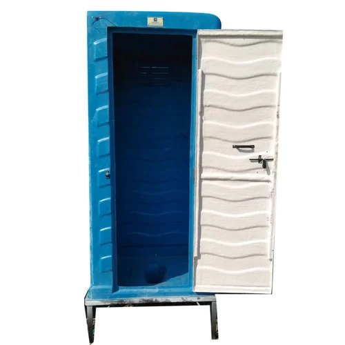 2.6 Feet Blue FRP Portable Toilet