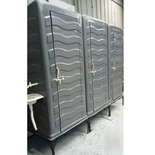 7.5 Feet Grey Frp Portable Toilet - No Of Compartments: 1