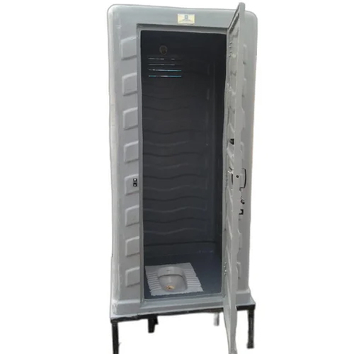 4.2 Feet Grey Frp Portable Toilet - No Of Compartments: 1