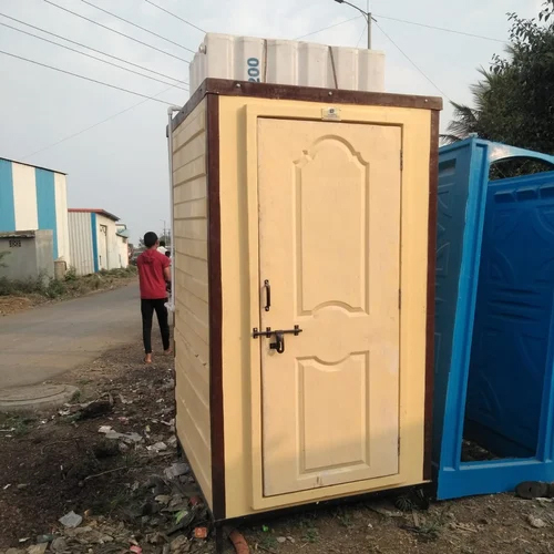 3x3x7Feet FRP Portable Indian Worker Toilet