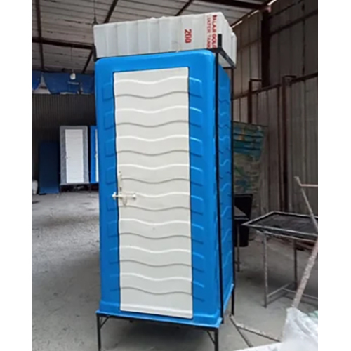 3x3.5x7 Feet FRP Portable Toilet With Ceramic Indian Toilet