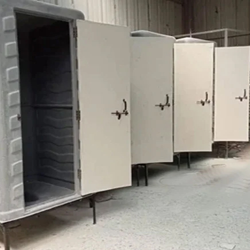 3 X 3 Feet Grey Frp Portable Toilet - No Of Compartments: 1