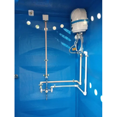 Rectangular Frp Portable Bathroom - Color: White