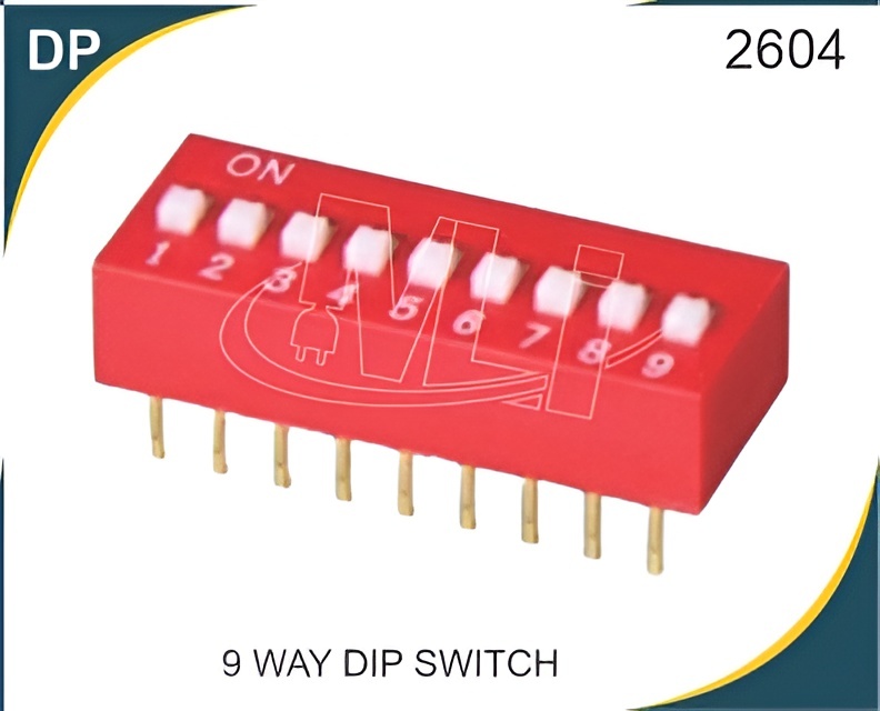 9 WAY DIP SWITCH