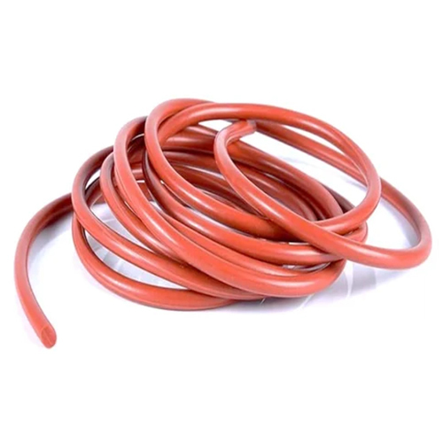 8 Mm Silicone Rubber Cord - Color: Red