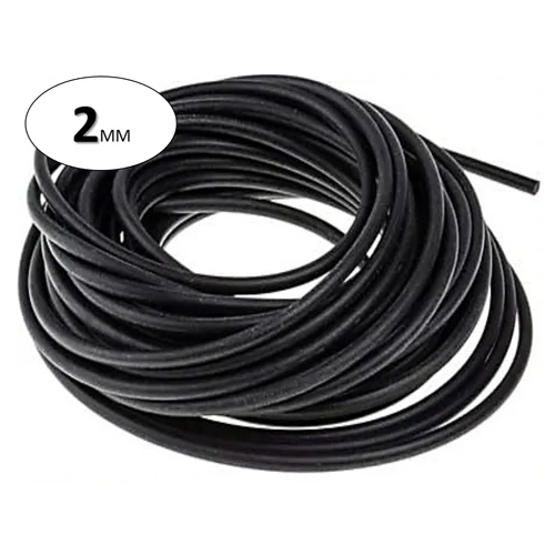 2 Mm Nitrile Rubber Cord - Color: Black