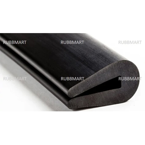 10 X 50 Mm Crusher Rubber Beading - Color: Black