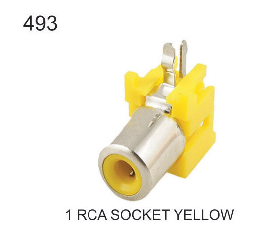 1 RCA SOCKET YELLOW