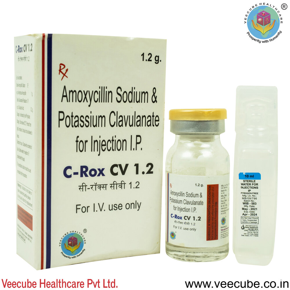 Amoxycillin 1GM  Potassium Clavulanate 0.2G Injection 10ml